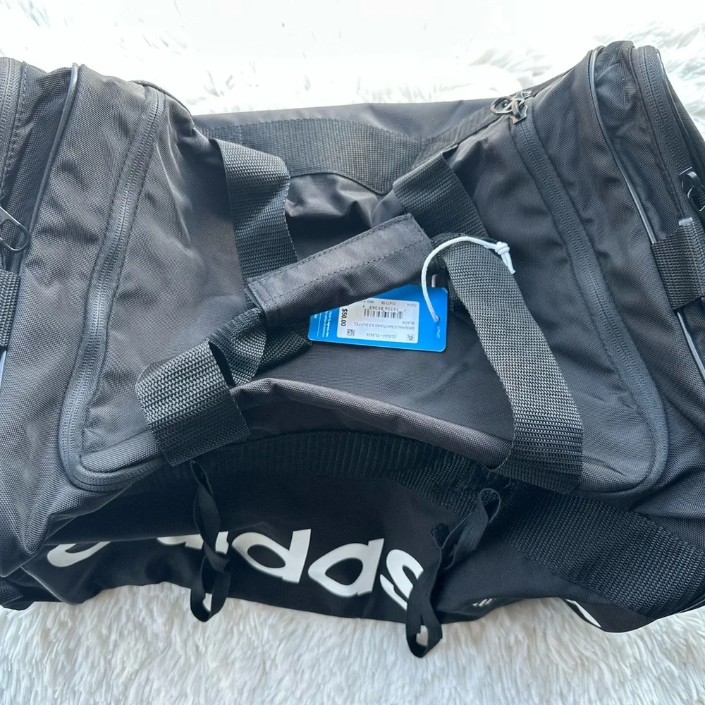 adidas Originals Black Santiago 2.0 Duffel Bag #CL5436